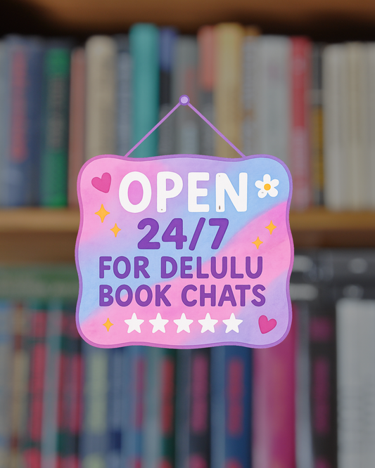 Delulu Book Chats Sticker