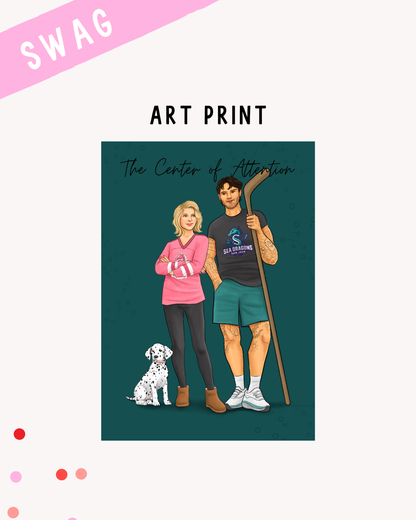 [PREORDER] The Center of Attention (Signed Book)