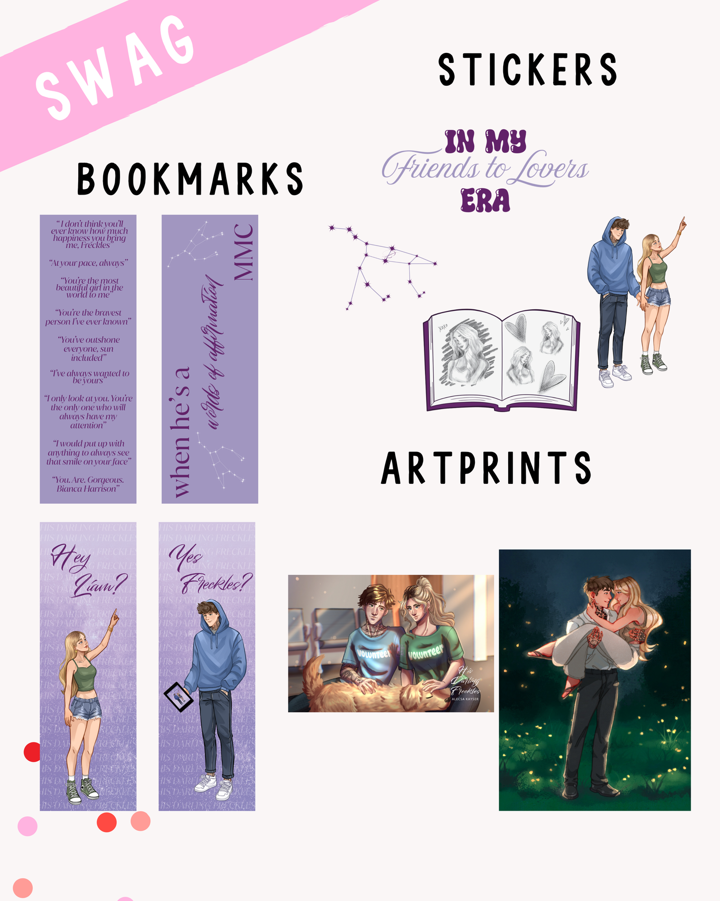 [PREORDER] His Darling Freckles (Signed Book)