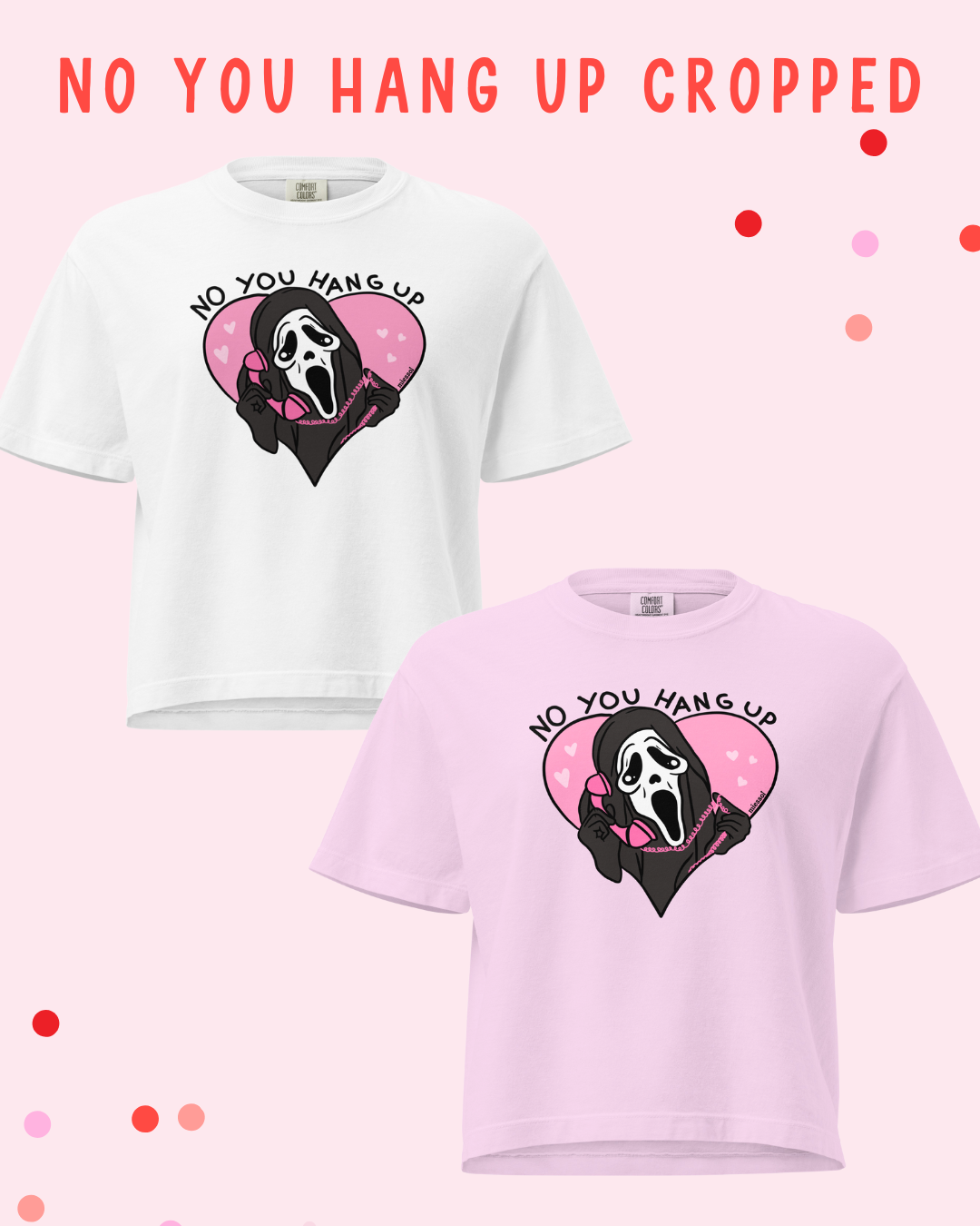 'No You Hang Up' Cropped T-Shirt