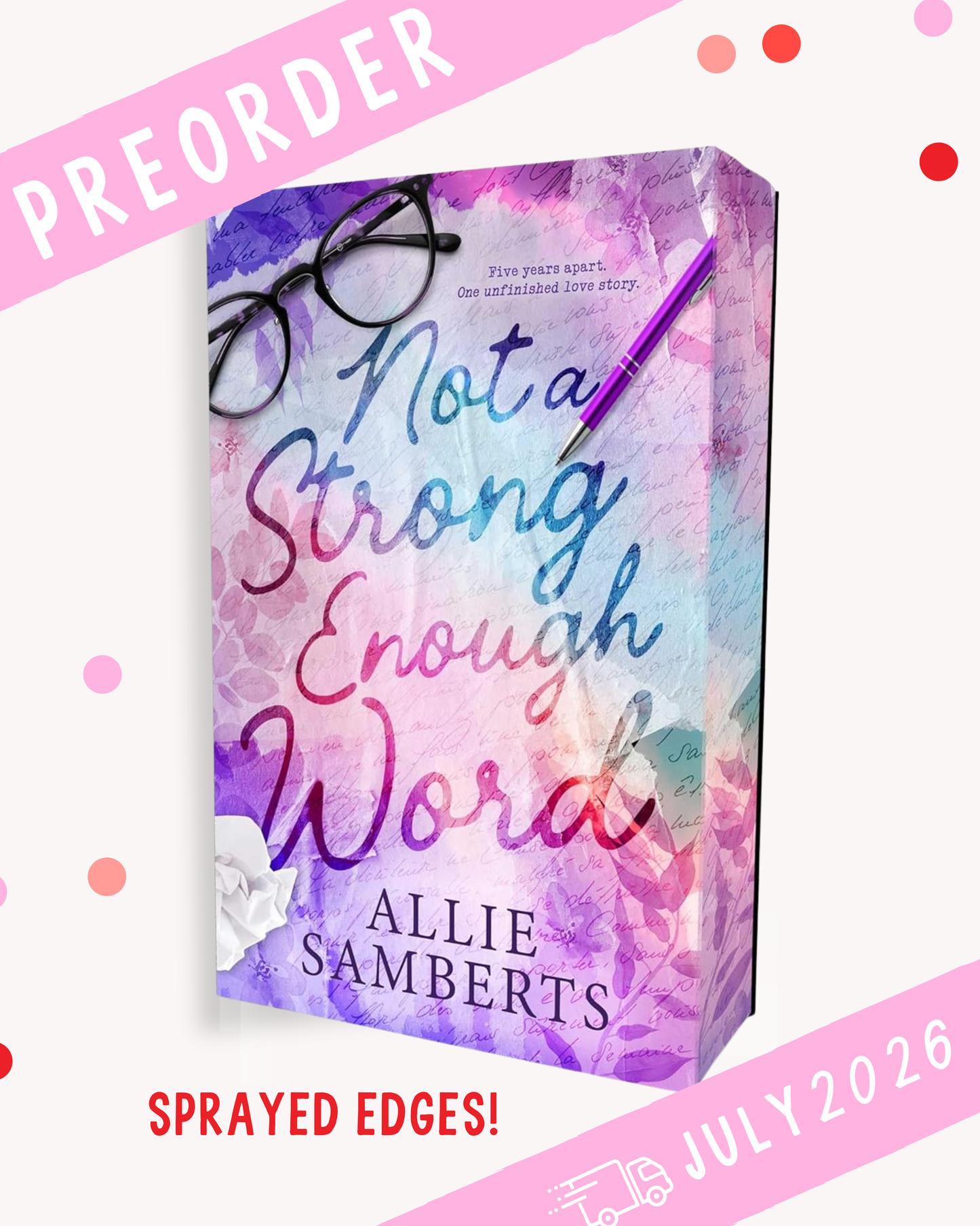 [PREORDER] Not a Strong Enough Word (Signed Book)