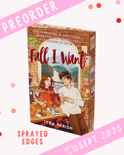 [PREORDER] Fall I Want (Signed Book)