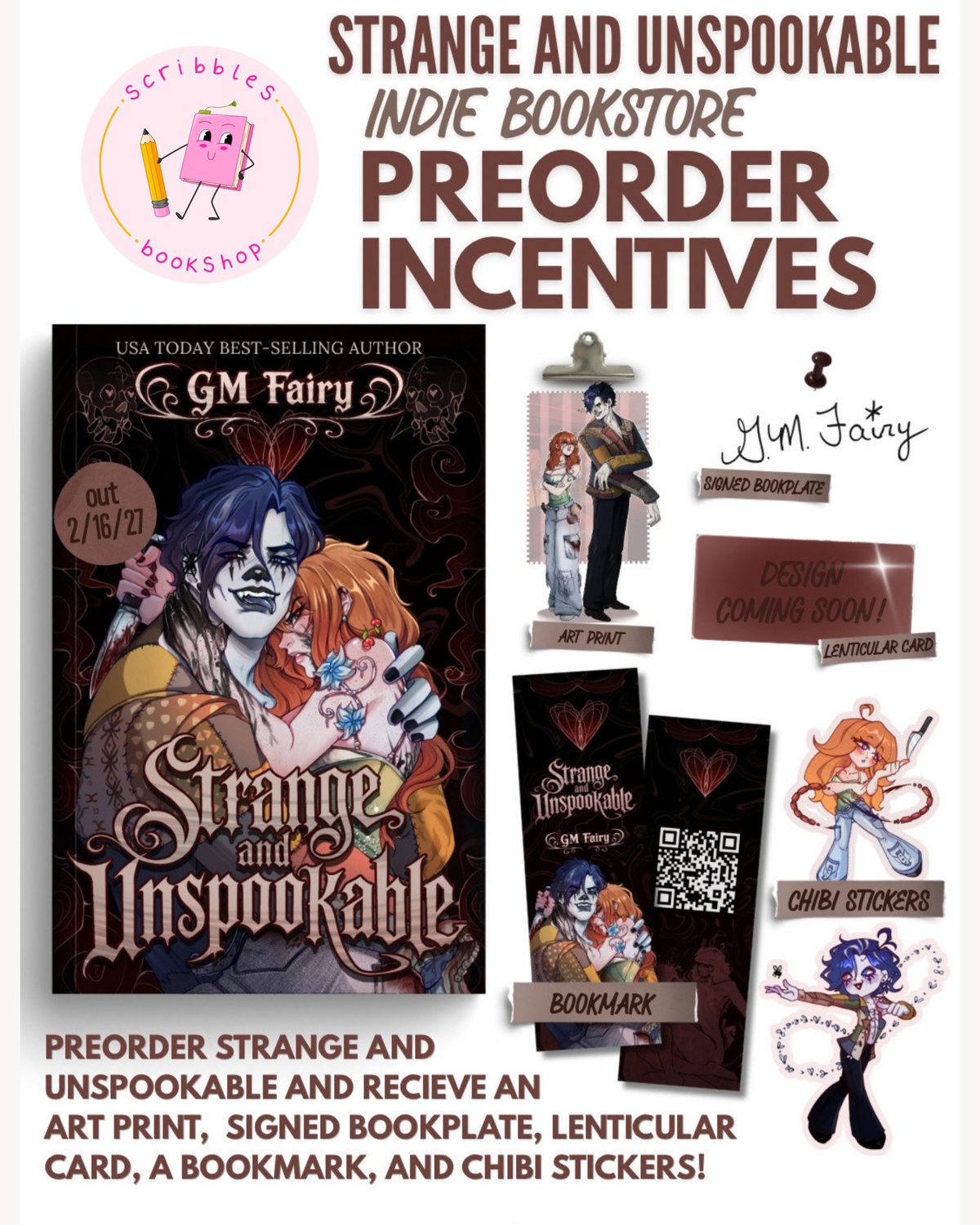 [PREORDER] Strange and Unspookable (Signed Book)