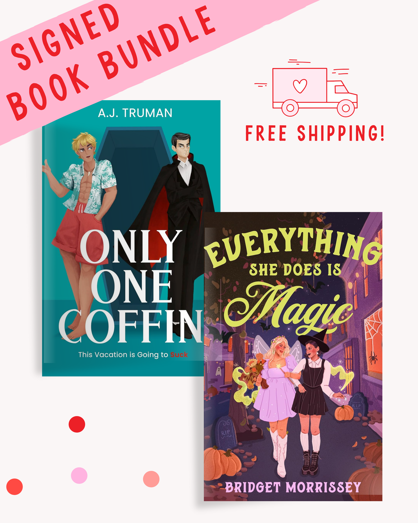 Free Shipping Signed Book Bundle