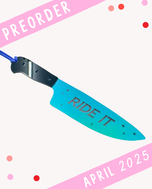 [PREORDER] Ride It - Knife Bookmark