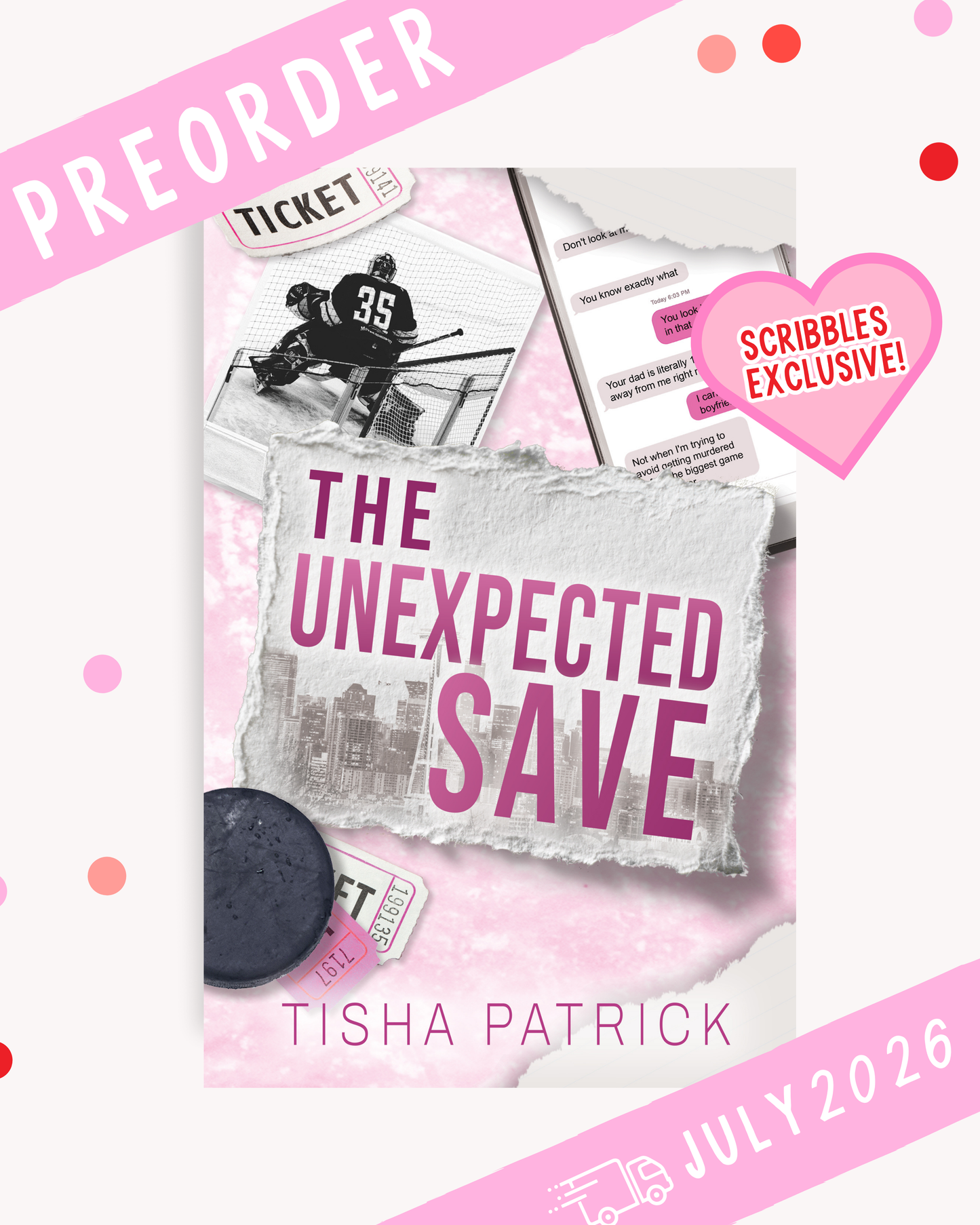 [PREORDER] The Unexpected Save (Signed Book)