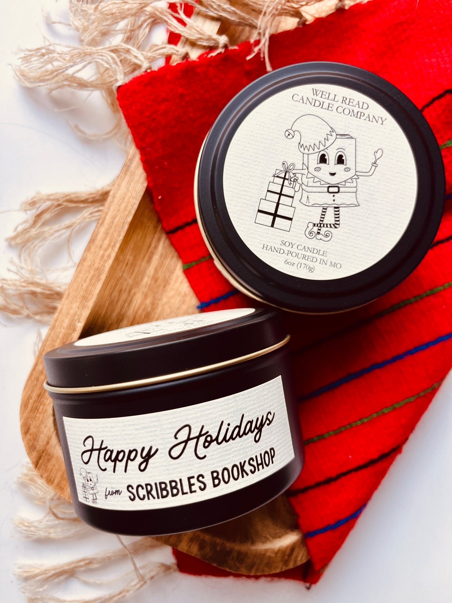 Scribbles Holiday Candle