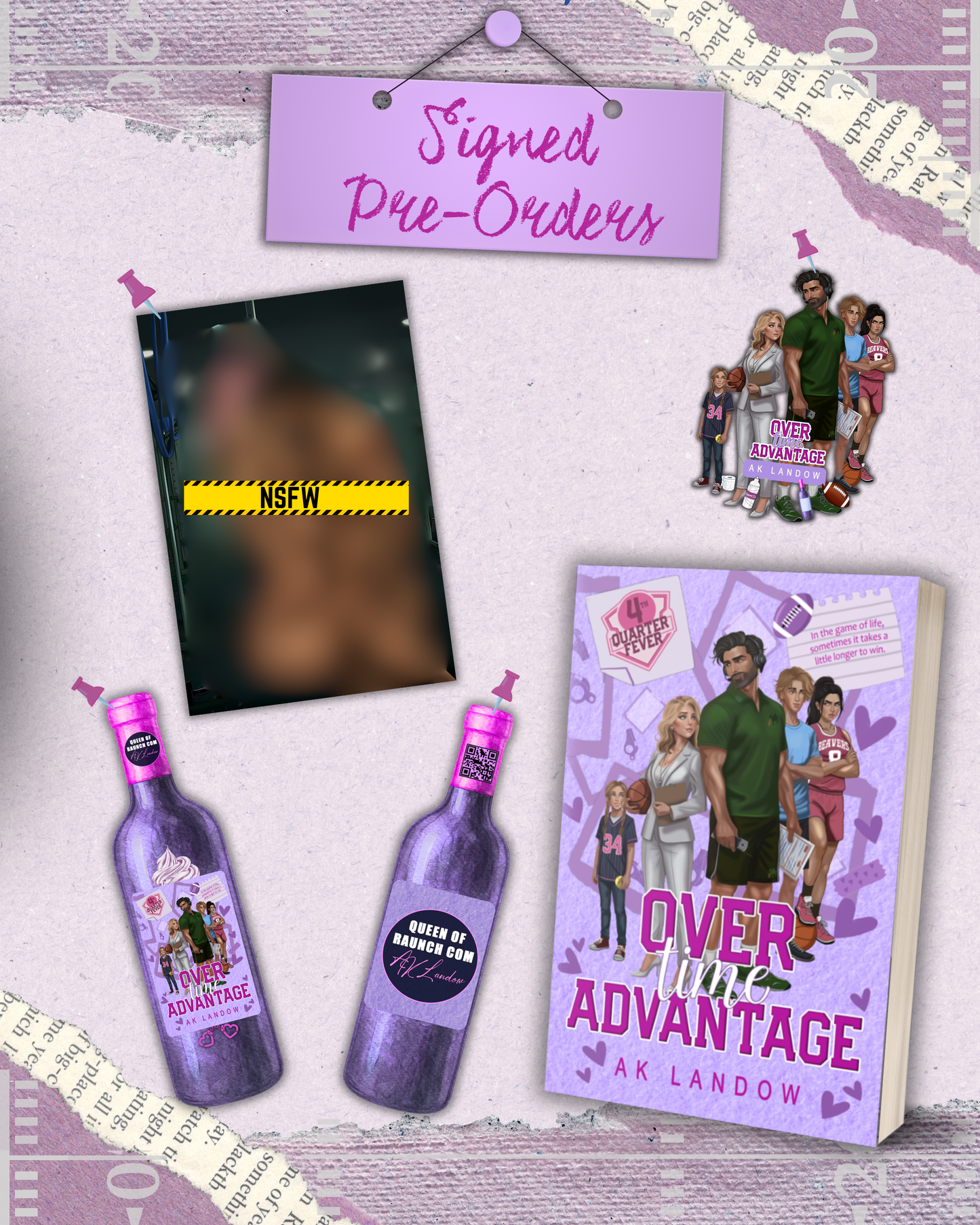 [PREORDER] Over Time Advantage (Signed Book)