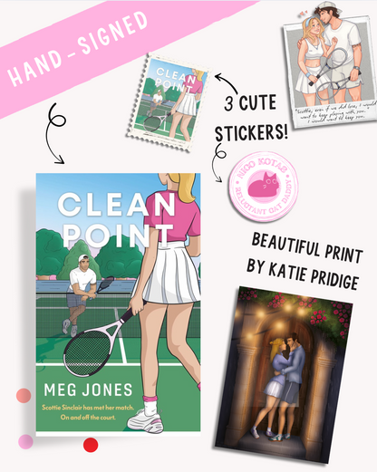 Clean Point (Signed or Signed Book Plate)