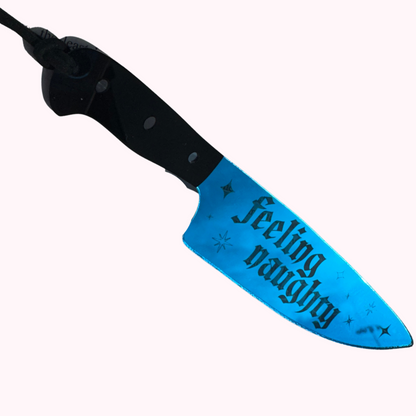 Feeling Naughty - Mirrored Knife Bookmark