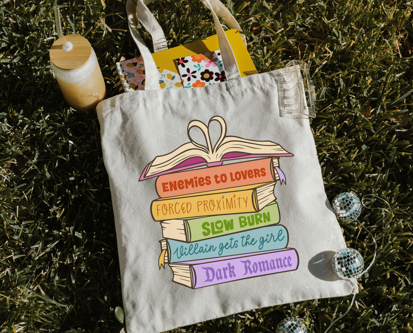 'Book Tropes' Tote Bag