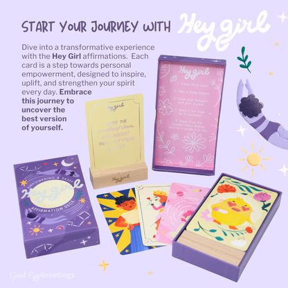 'Hey Girl' Sassy Affirmation Cards