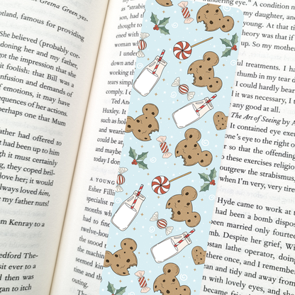 Milk and Cookies Bookmark | Soft Matte Laminated