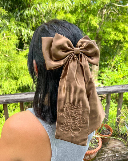Read Up, Cowgirl Bow Clip | Bookish Hair Accessory