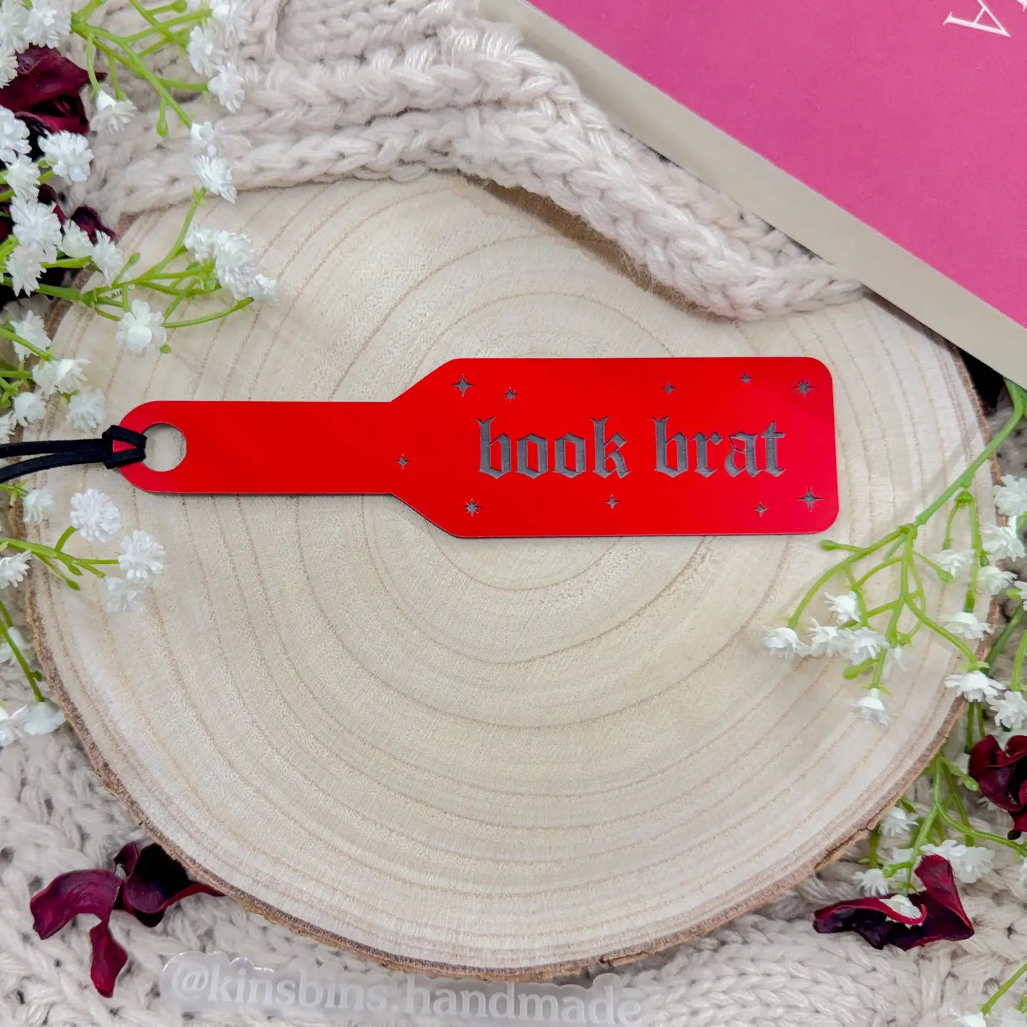 Book Brat - Red Paddle Bookmark