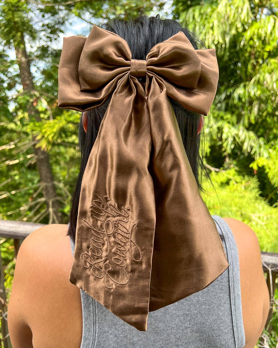 Read Up, Cowgirl Bow Clip | Bookish Hair Accessory