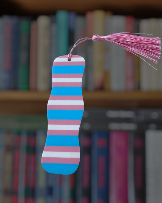 Transgender Pride Flag Acrylic Bookmark