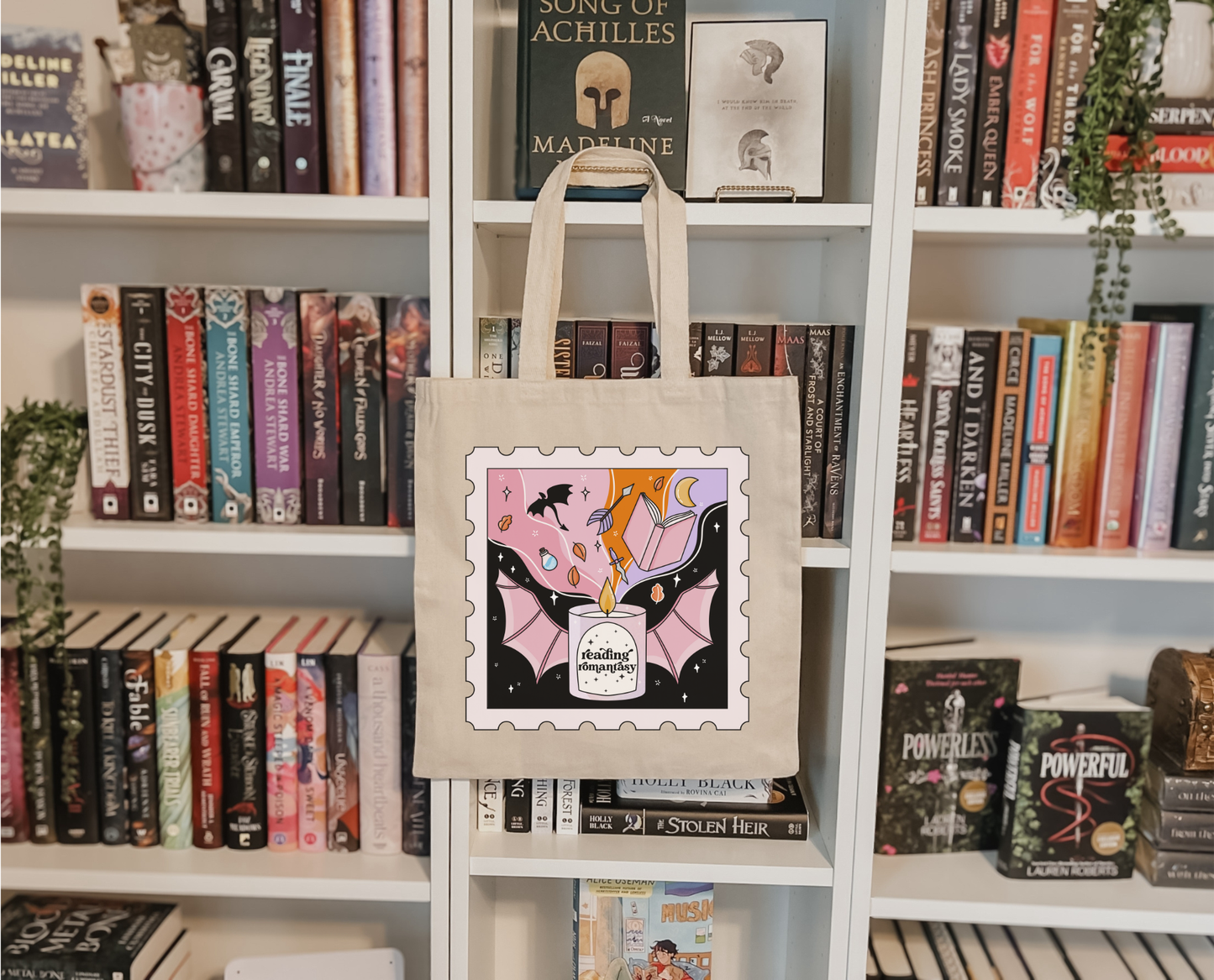 'Reading Romantasy' Tote Bag