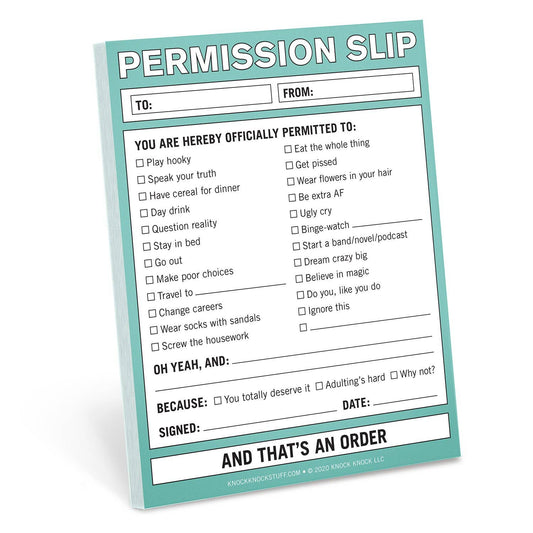 Permission Slip Nifty Note Pad