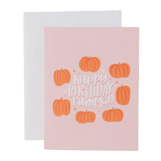 Happy Birthday Pumpkin Greeting Card