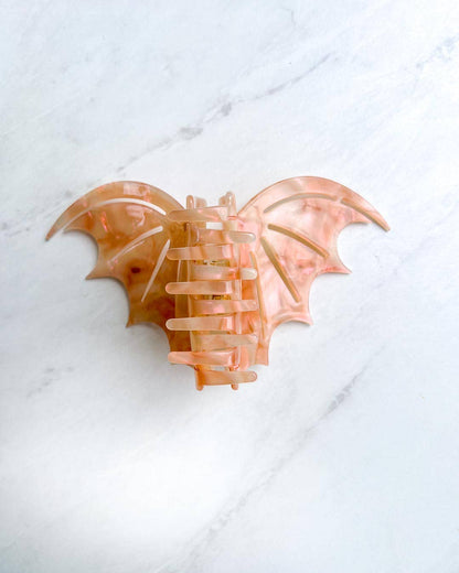 Bat Boys Hair Claw Clip - Pastel Red | Fantasy Gifts