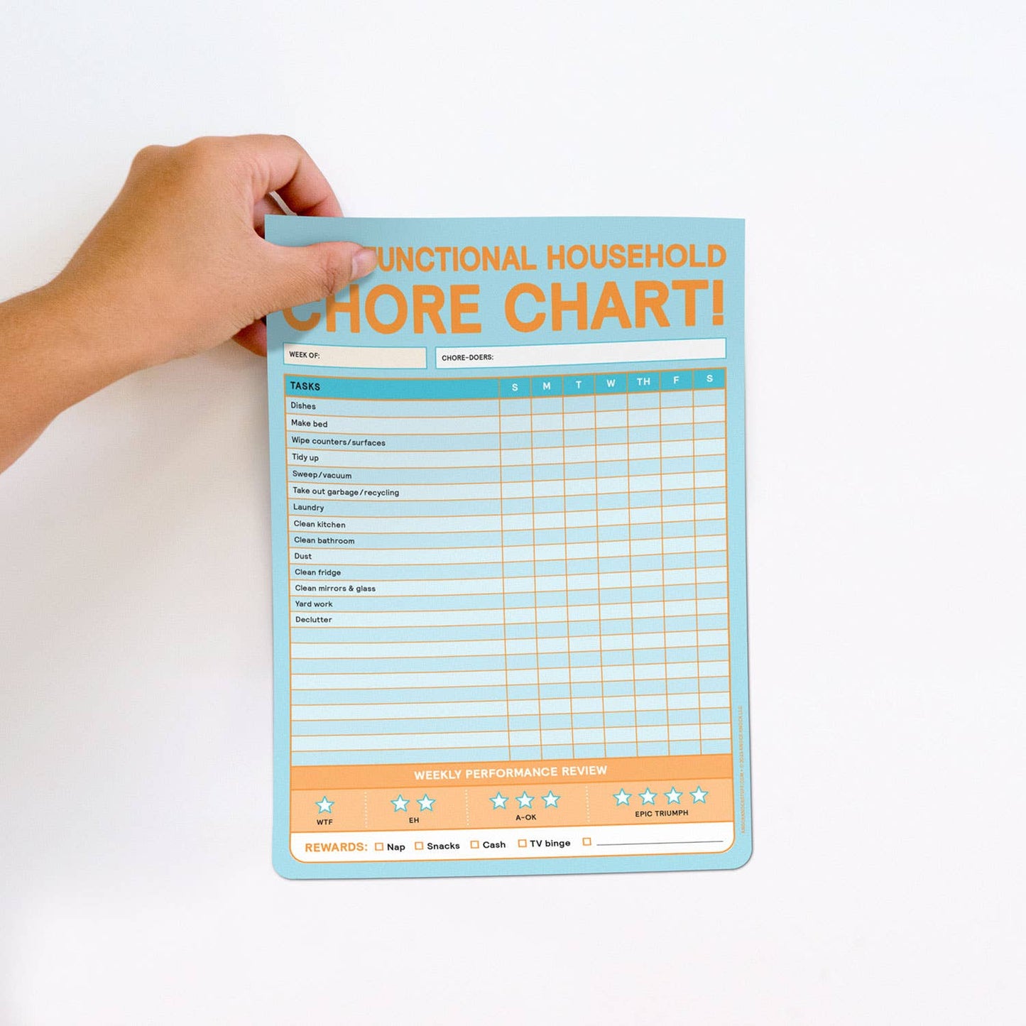 Chore Chart Big & Sticky Notepads