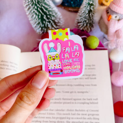 'Fa La La Llama' Magnetic Bookmark