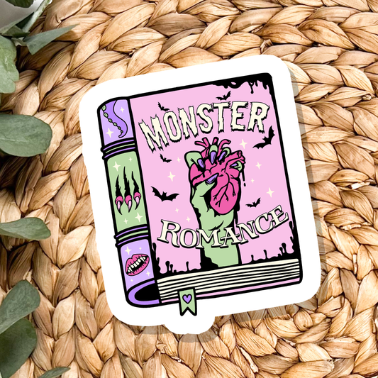 Monster Romance Book Waterproof Vinyl Sticker