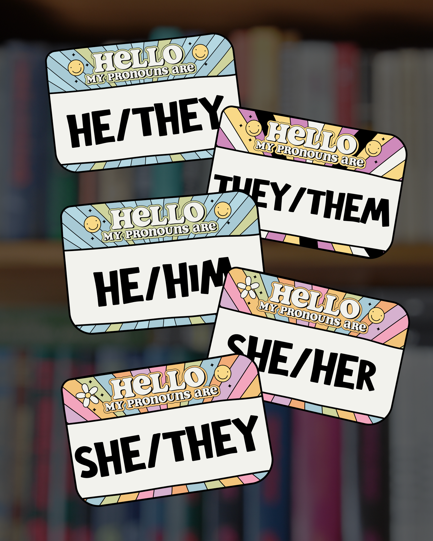 Hello My Pronouns Are Sticker