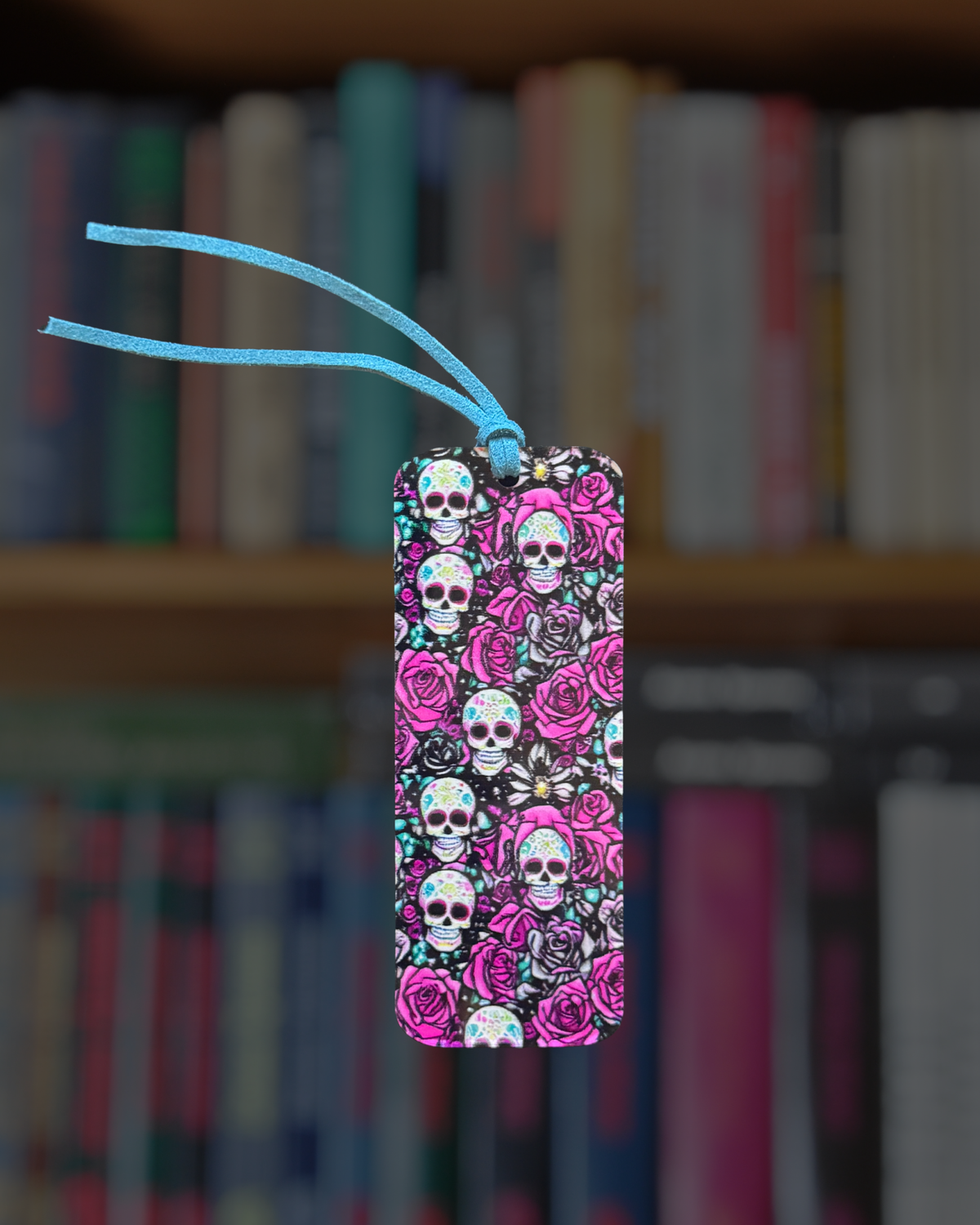 Sugar Skull Mini Acrylic Bookmark