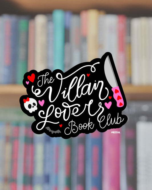 The Villain Lover Book Club Sticker