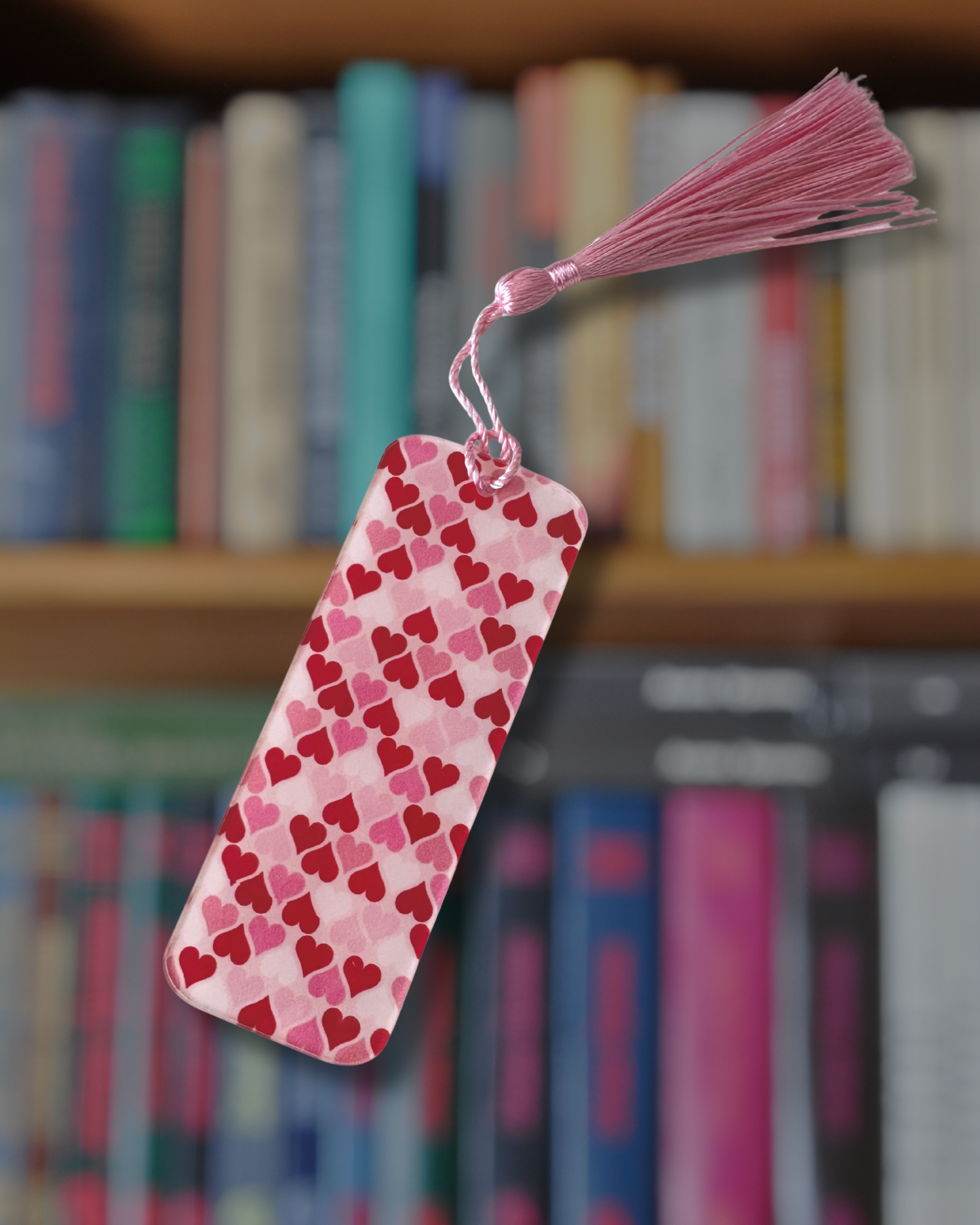 Mini Hearts Acrylic Bookmark