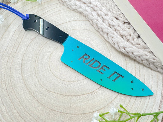 Ride It - Knife Bookmark