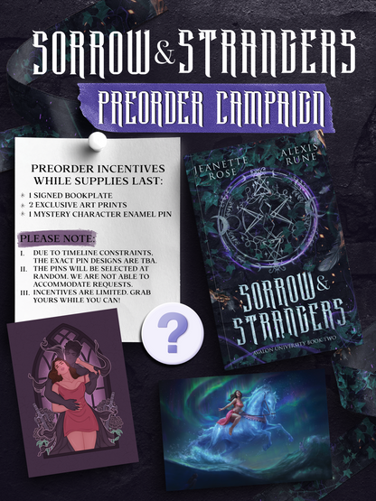 [PREORDER] Sorrow & Strangers (Signed Bookplate)
