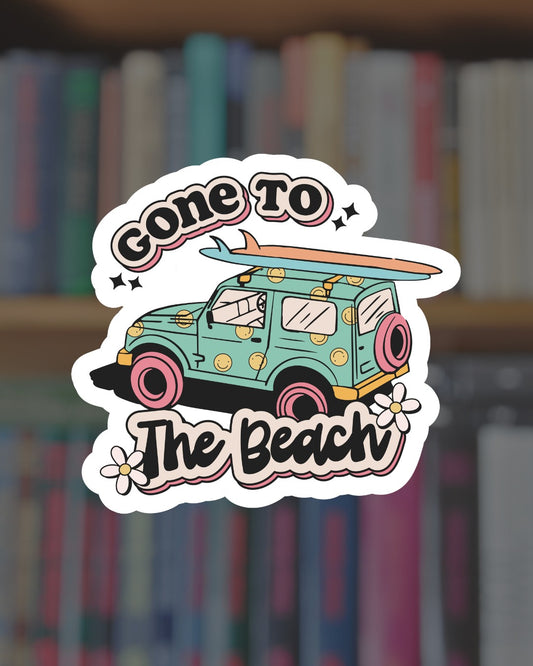 Gone to the Beach Sticker