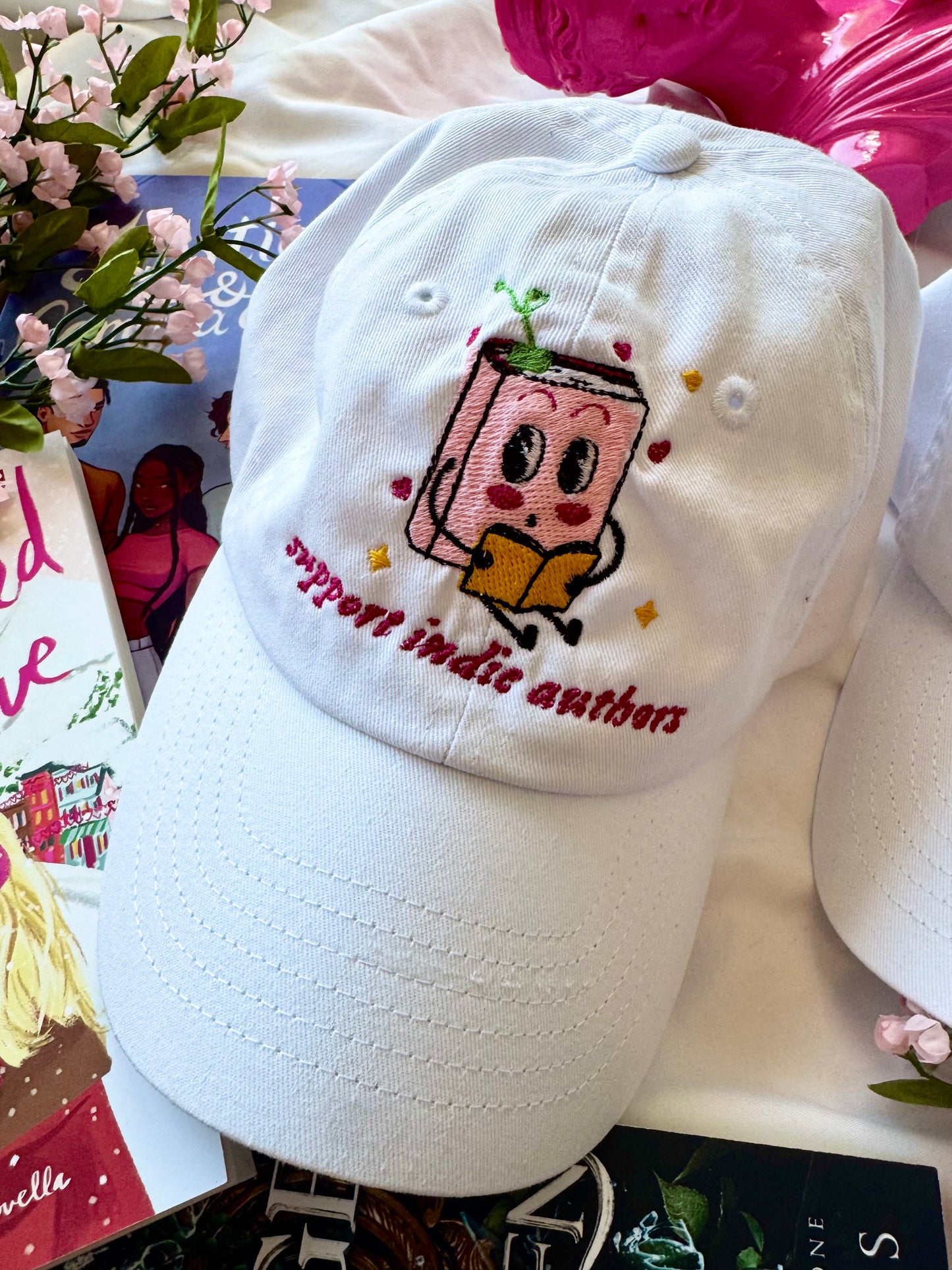 [PREORDER] 'Support Indie Bookstores/Authors' Embroidered Hat